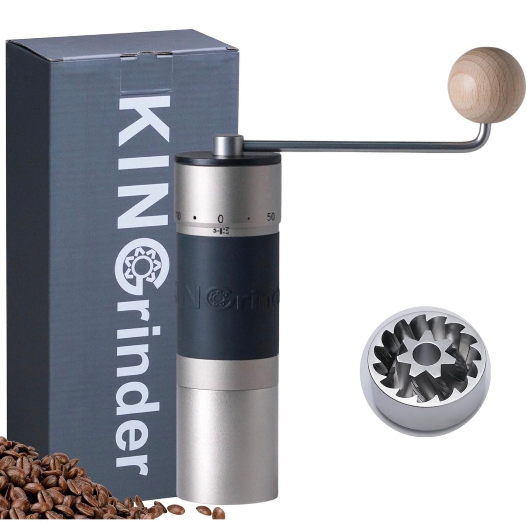 KINGrinder K6 Manual Coffee Grinder – Cipher Brewing